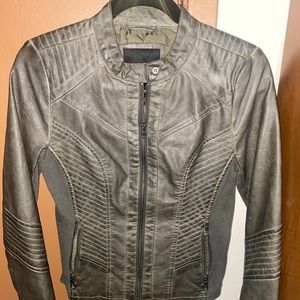 *New* Olive Green Moto Jacket